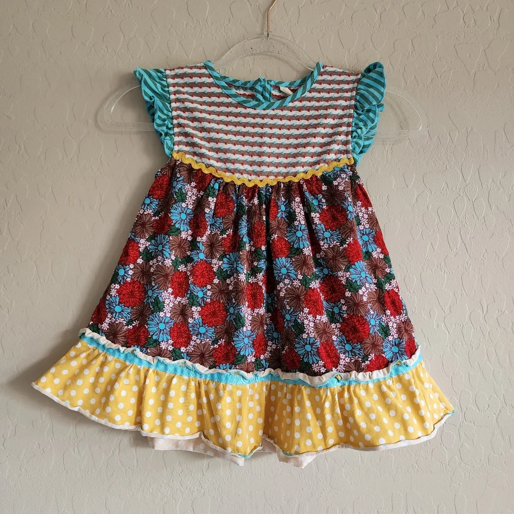 Matilda Jane Girls‎ Flutter Sleeve Top Size 10
